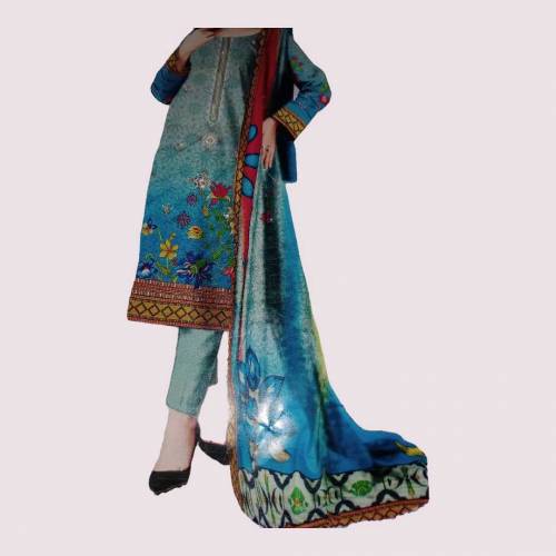 3 piece Laddies Suit In Lawn