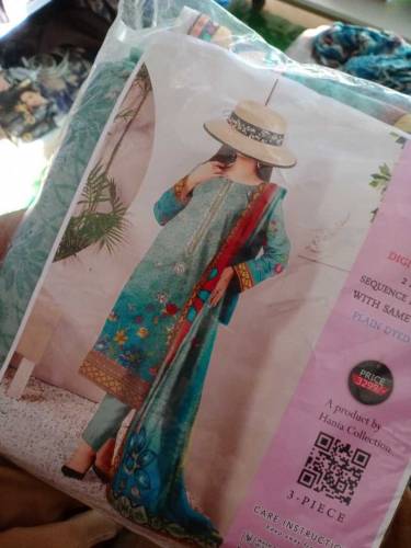 3 piece Laddies Suit In Lawn