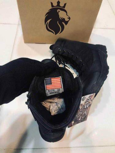 MENS LONG ARMY BOOTS ( SWAT)