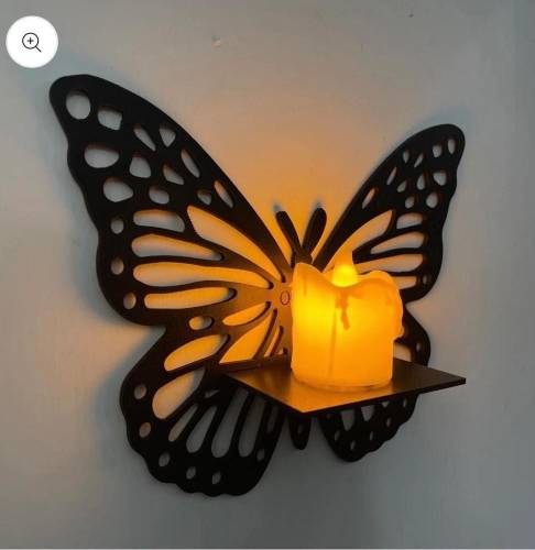 Butterfly Wall Shelves for Kids Room Pack Of 3