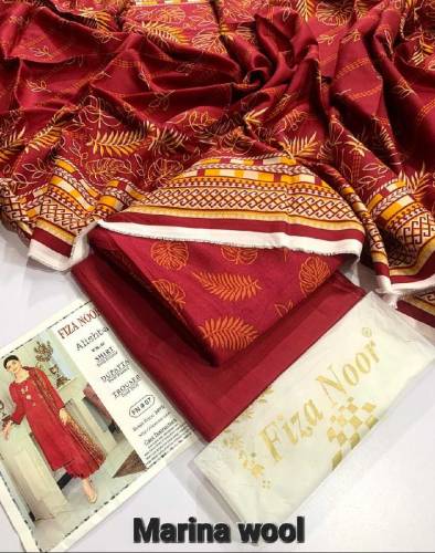 Airjet digital Marina wool premium quality fabric 100% original stock 