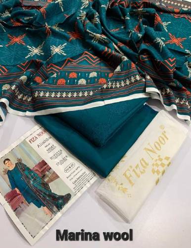 Airjet digital Marina wool premium quality fabric 100% original stock 