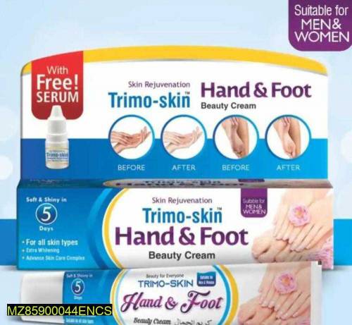 •  Material: Cream•  It Makes Hands And Feet Soft And White In One Mon