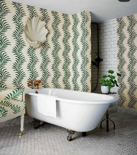 wallpaper with fitting 