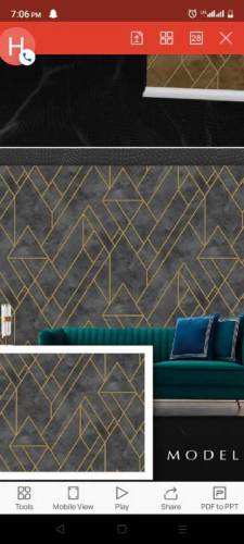 wallpaper with fitting 