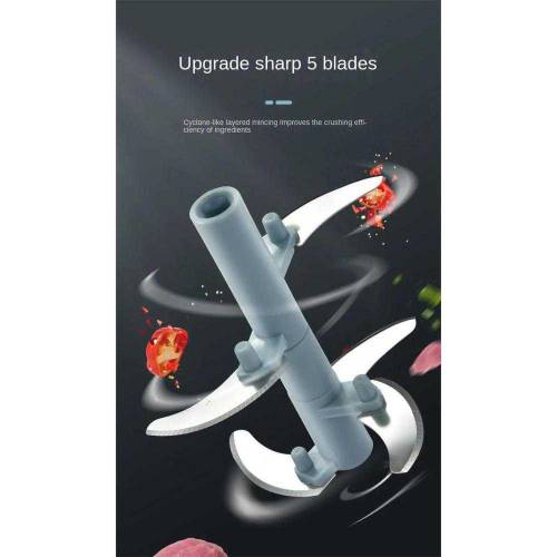 Hand pull manual food chopper 