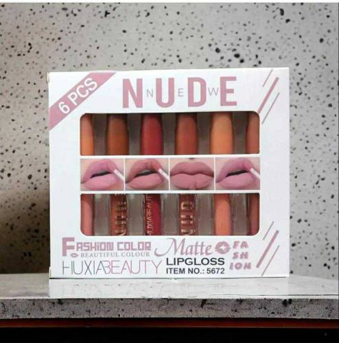 6 pcs matte lip gloss