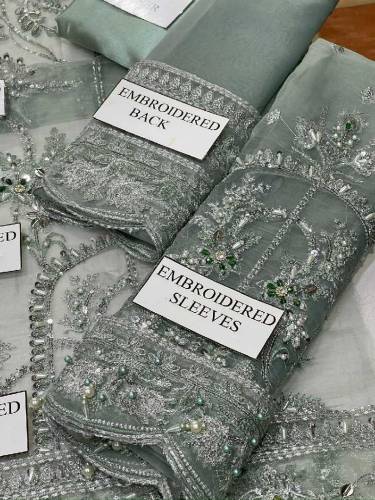 Gulaal new bridal collection organza fabric 