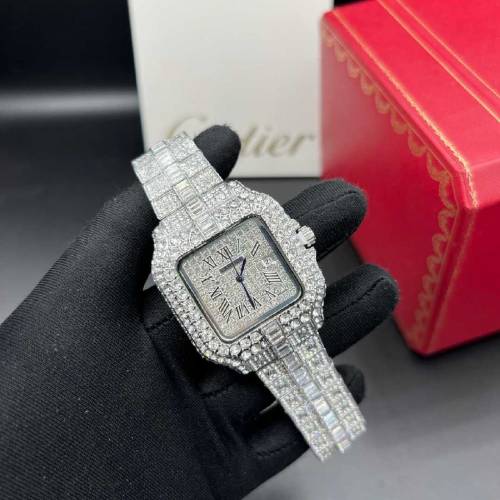 Men’s iced silver watch High grade quality 41 mm dial