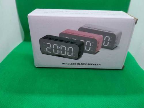 Digital Display Alarm Clock With Bluetooth Speaker 