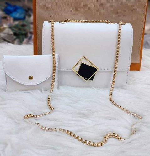 2 pcs pu leather handbag 