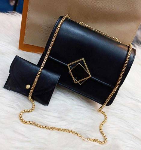 2 pcs pu leather handbag 