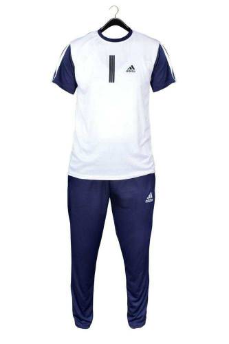 2 Pcs Men's Jersey Plain Sweet Shirt Track Suit