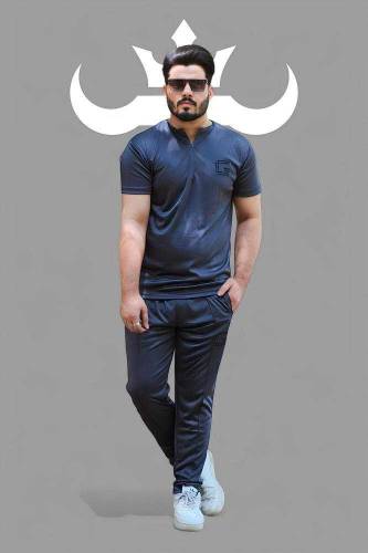Gumbluss The Mock Zipper Tracksuit Charcoal -Dri Fit