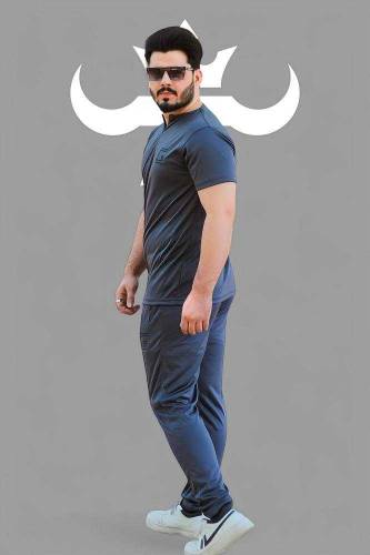 Gumbluss The Mock Zipper Tracksuit Charcoal -Dri Fit