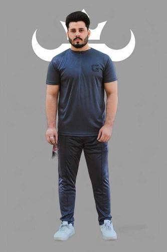 Gumbluss The Mock Zipper Tracksuit Charcoal -Dri Fit