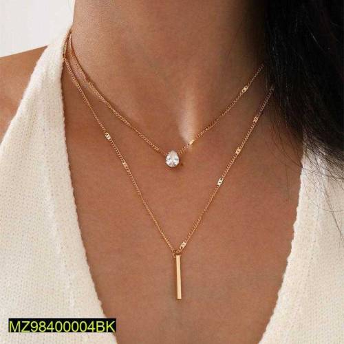 Hot Selling Rhinestone Double Layered Pendant