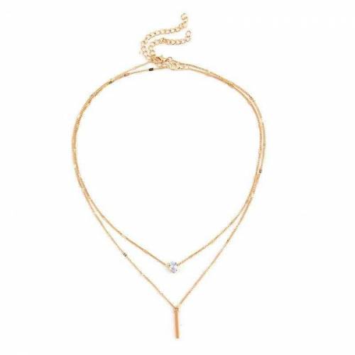 Hot Selling Rhinestone Double Layered Pendant