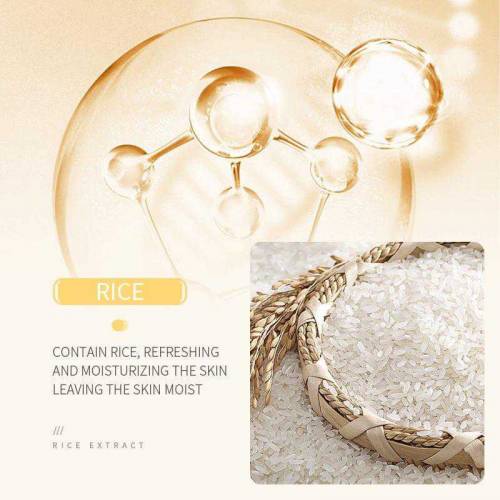 Rice raw pulp cleanser 