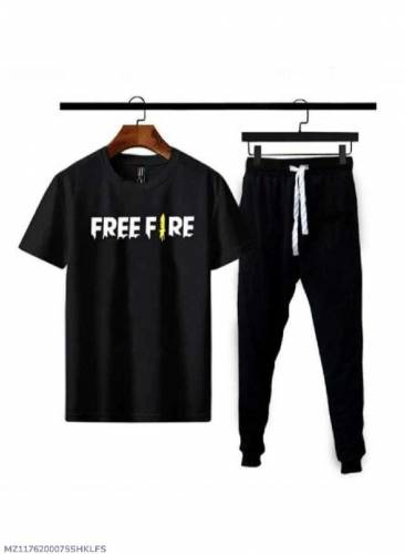 Catton Jersey Printed Track Suit