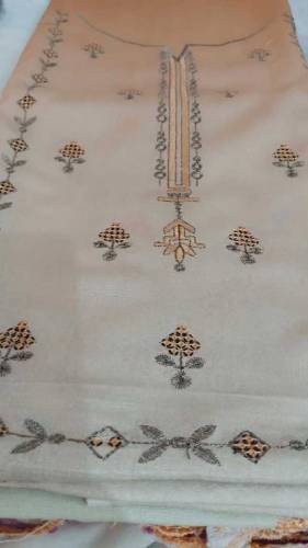 women 3 piece embroided karandi suit