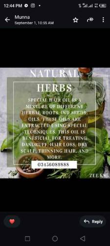 special hair oil