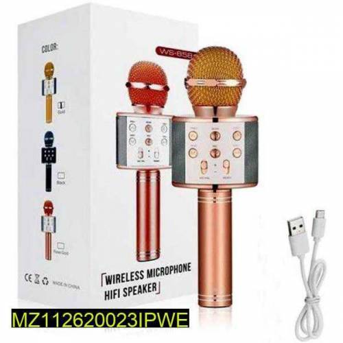 Wireless Mic with speaker Bluetooth Whatsapp 03234529246
