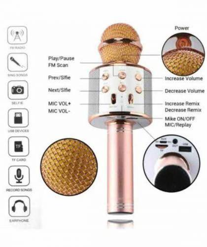 Wireless Mic with speaker Bluetooth Whatsapp 03234529246