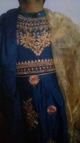 women gown blue colour most amazing 