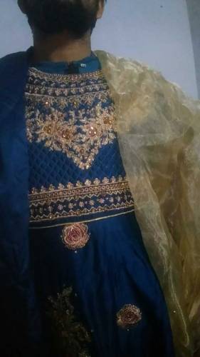 women gown blue colour most amazing 