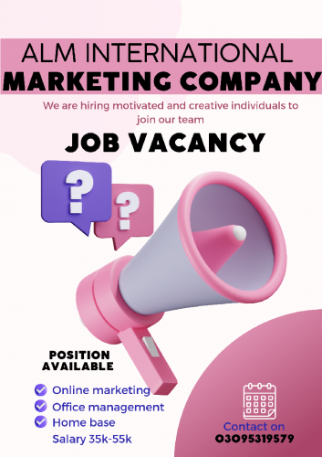 Male/female staff needed online and offline work available 