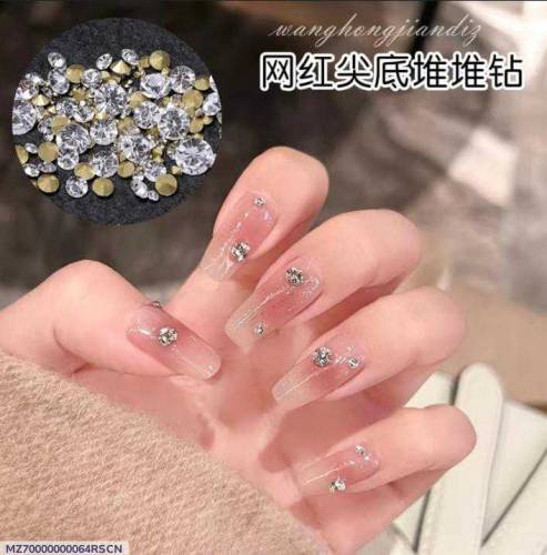 10 Pcs stick on artificial nailsu
