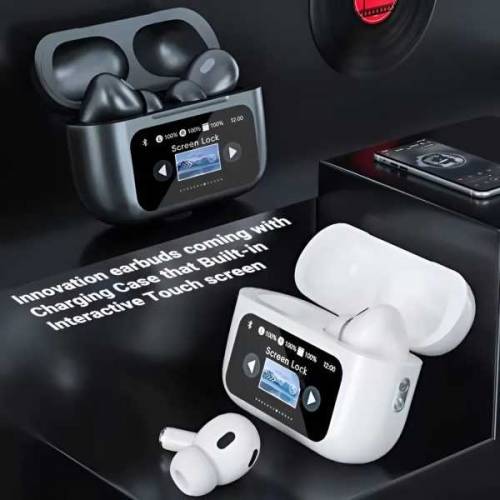 A9PRO WIRELESS EARPODS WITH TOUCH SCREEN DISPLAY 