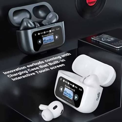A9PRO WIRELESS EARPODS WITH TOUCH SCREEN DISPLAY 