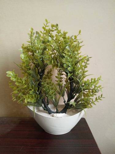 2 Artificial Plant Pots Imported
