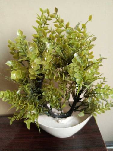 2 Artificial Plant Pots Imported