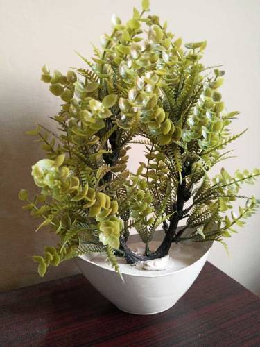 2 Artificial Plant Pots Imported