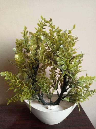 2 Artificial Plant Pots Imported