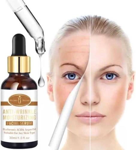 2 in 1 Anti Wrinkle Moisturizing Facial Serum Hyaluronic Acids Argan 
