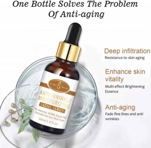 2 in 1 Anti Wrinkle Moisturizing Facial Serum Hyaluronic Acids Argan 