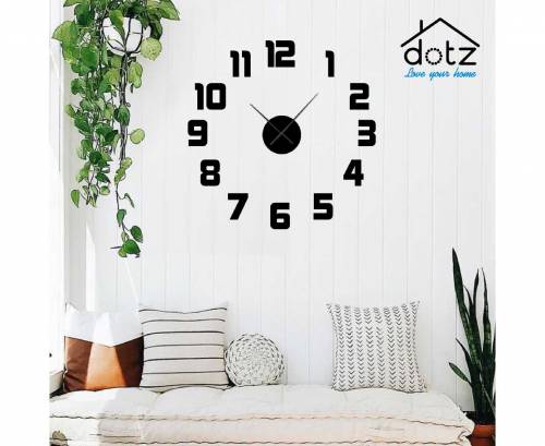 EVENTO Wall Clock 3D 24 inch Wooden Watch DIY Design Decoration Small