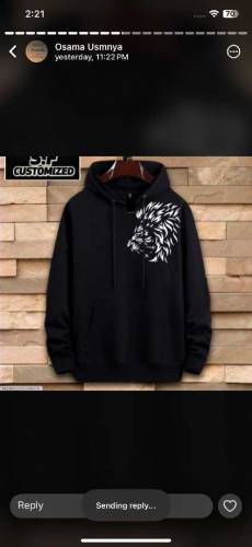man's hoodie 