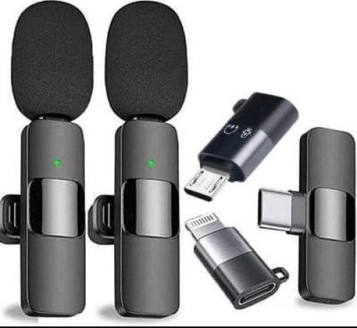 k9 Wirless Vlogging Rechargeable Microphone 