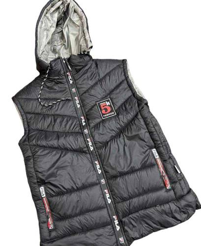 1pc Men stitched parachute Quilted plain jacket