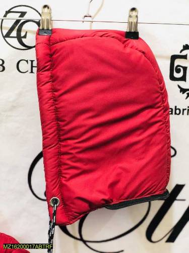 1pc Men stitched parachute Quilted plain jacket