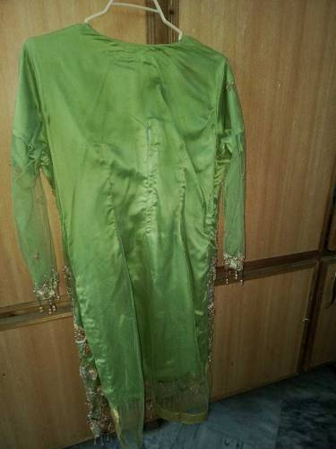 Party wear dress with silk sharara 