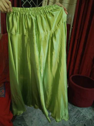 Party wear dress with silk sharara 