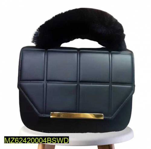 Women's Pu leather  Plain hand bag