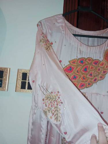 long maxi size small back embroidery front embroidery 
