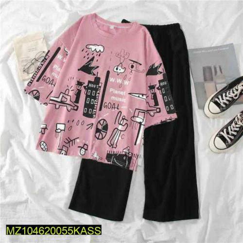 2pcs women stitched shirt and pant with free shipping 